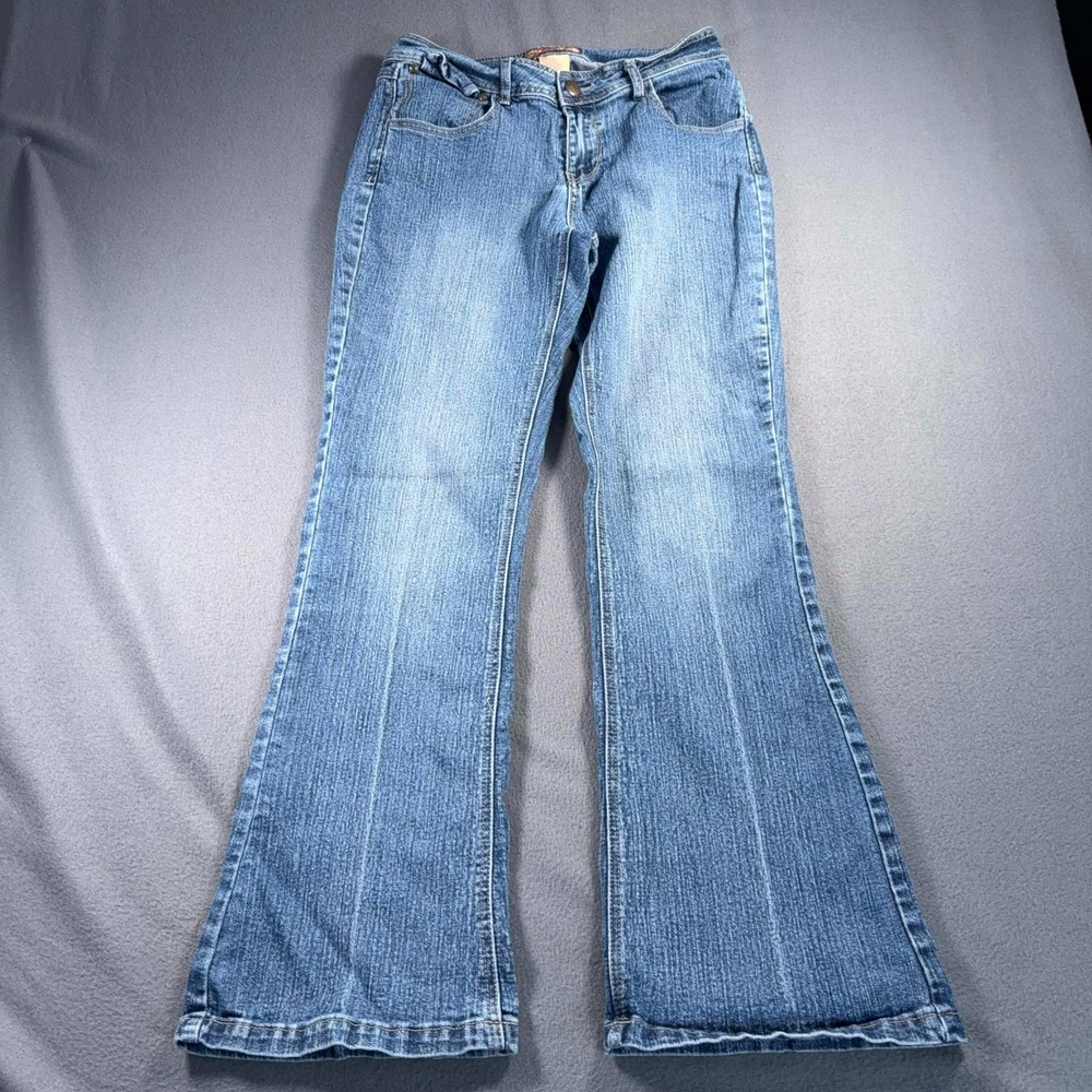 Curvaceous Curves Collection Women's 8 Bootcut Stretch Jeans Blue 30x30